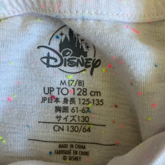 Disney Girls Mickey and Minnie balloon T-shirt size 7/8 - Picture 5 of 6